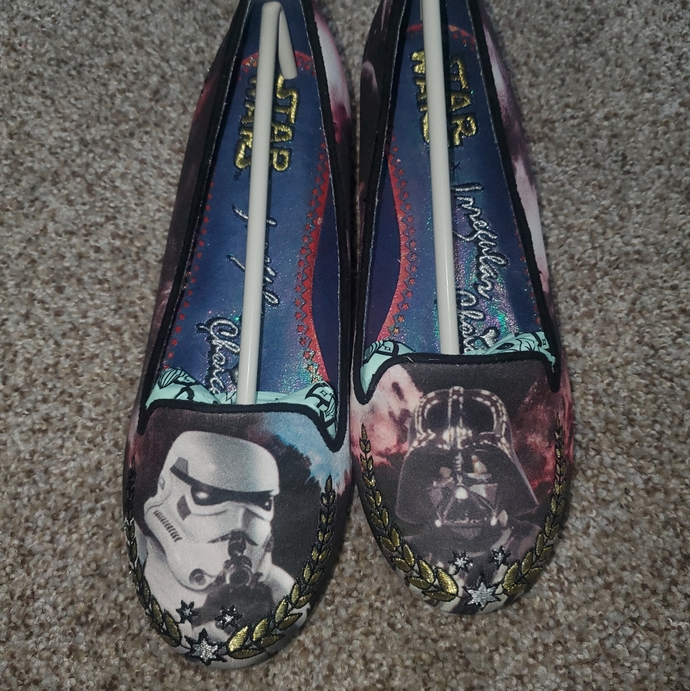 Irregular Choice Dark Side Flats 7